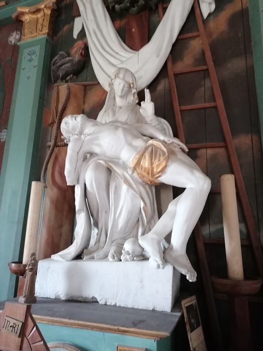 groupe sculpté : Vierge de pitié