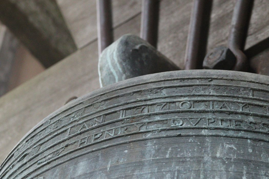 cloche dite Marie, détail de l’inscription