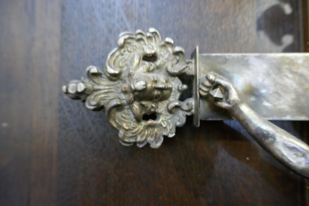 croix de procession, détail
