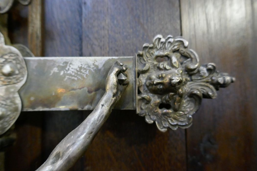 croix de procession, détail