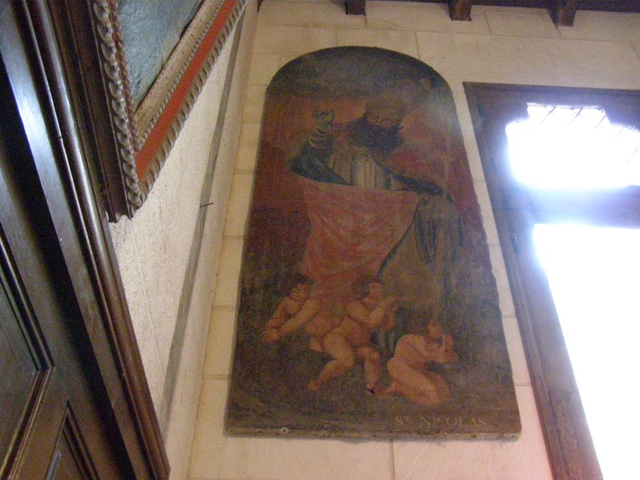 tableau : saint Nicolas, détail