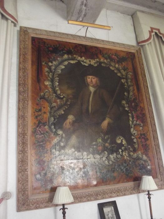 tableau : portrait d'un homme en tenue de chasse