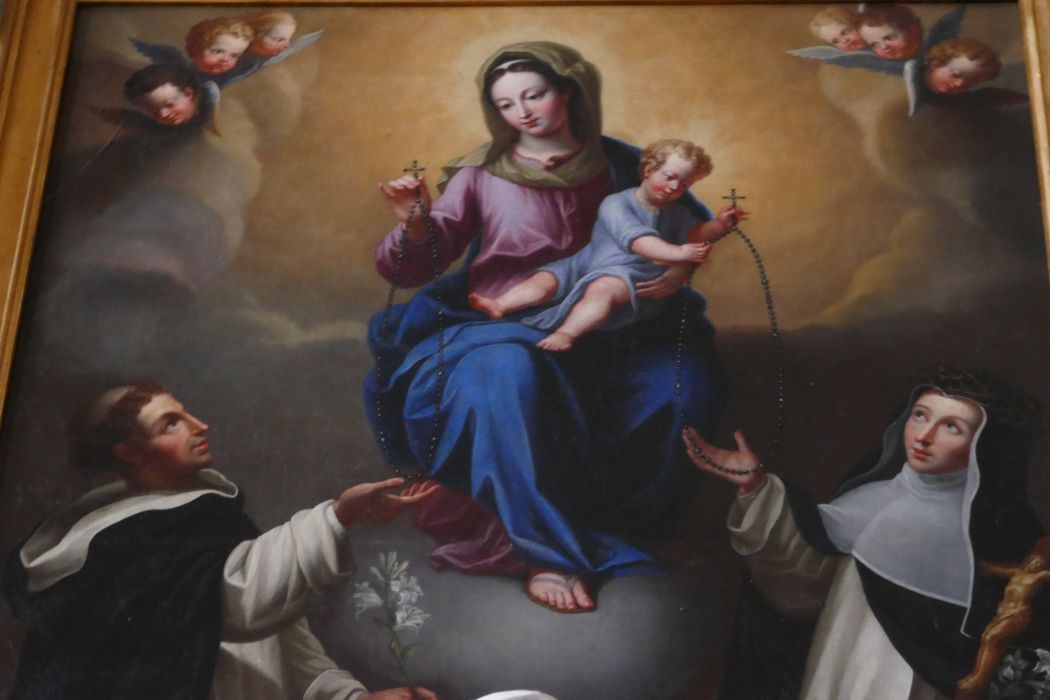 tableau : Remise du rosaire (la)
