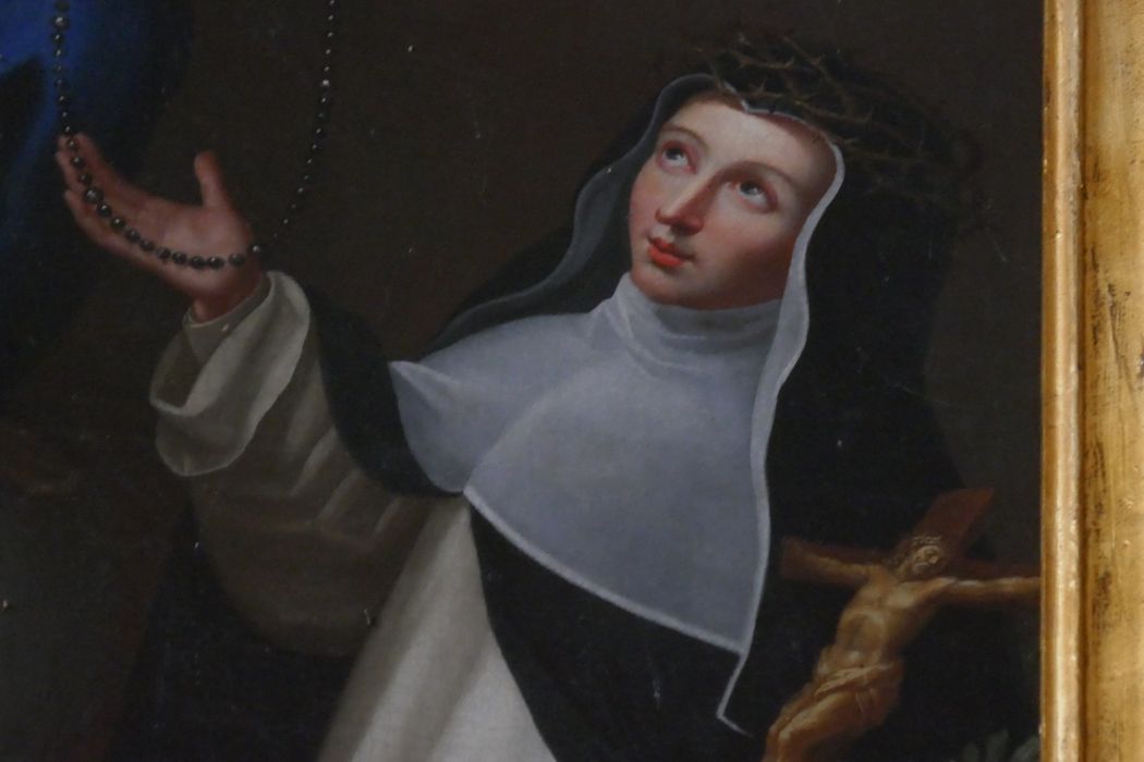 tableau : Remise du rosaire (la)