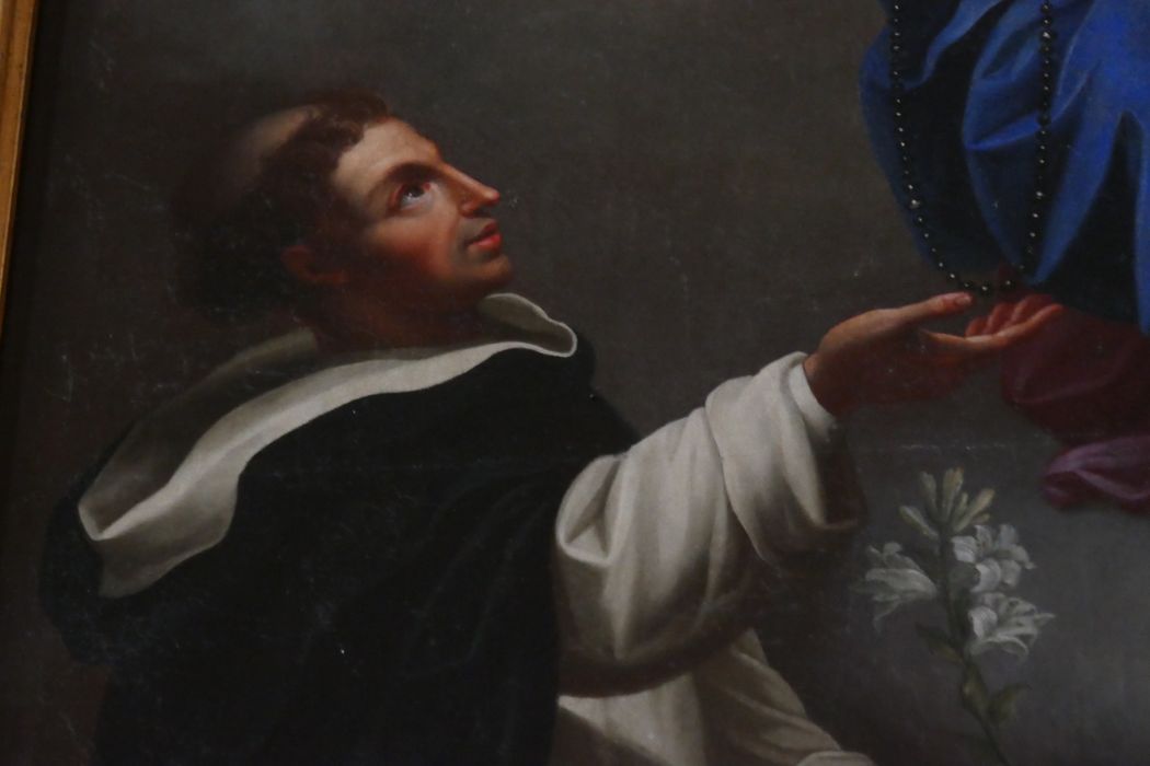 tableau : Remise du rosaire (la)