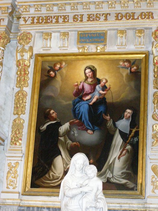 tableau : Remise du rosaire (la)