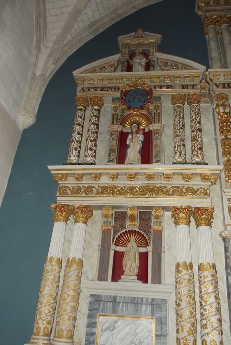 maître-autel, retable, vue partielle