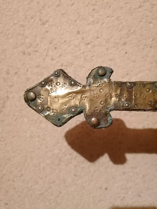 croix de procession, détail