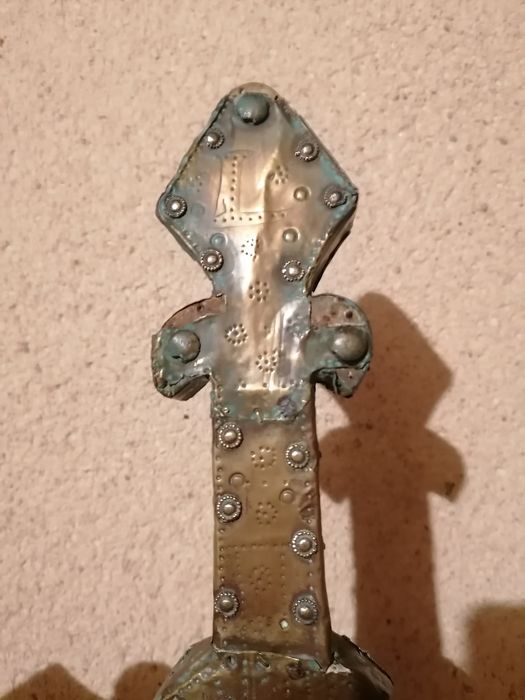 croix de procession, détail