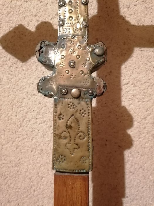 croix de procession, détail