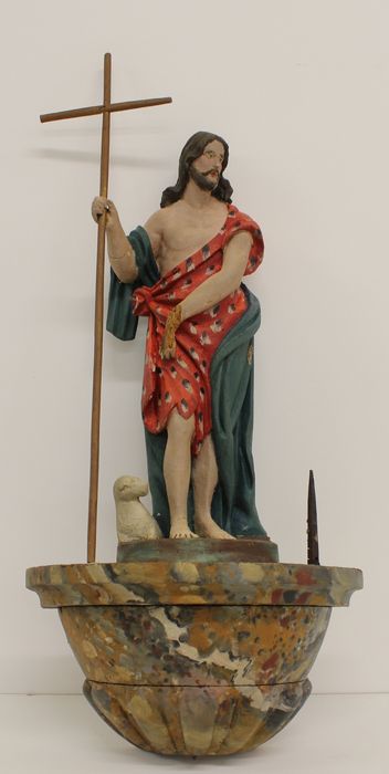 statuette : saint Jean-Baptiste - © Ministère de la Culture (France), Conservation des antiquités et des objets d’art de la Somme – Tous droits réservés 