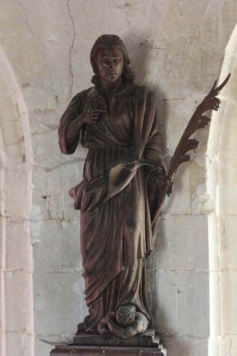 statue : Saint martyr non identifié - © Ministère de la Culture (France), Conservation des antiquités et des objets d’art de la Somme – Tous droits réservés 