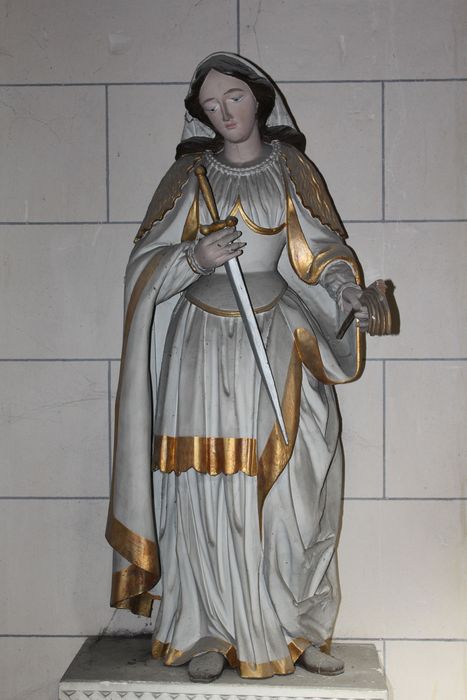 statue : Sainte Marguerite - © Ministère de la Culture (France), Conservation des antiquités et des objets d’art de la Somme – Tous droits réservés 