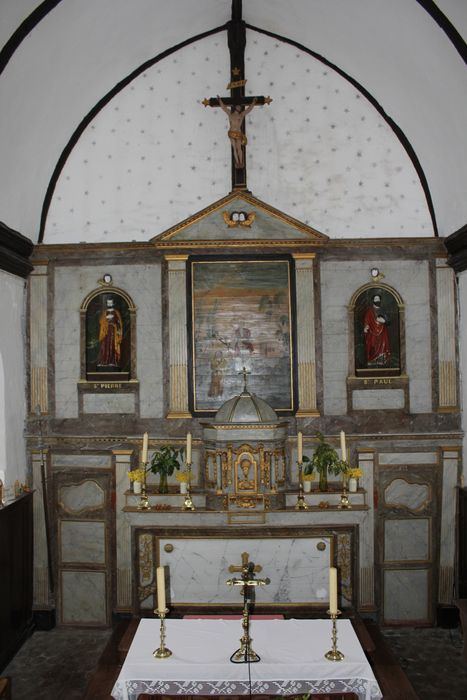 maître-autel, tabernacle, tableau : Saint Pierre