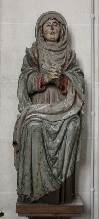 statue : Sainte Anne - © Ministère de la Culture (France), Conservation des antiquités et des objets d’art de la Somme – Tous droits réservés 