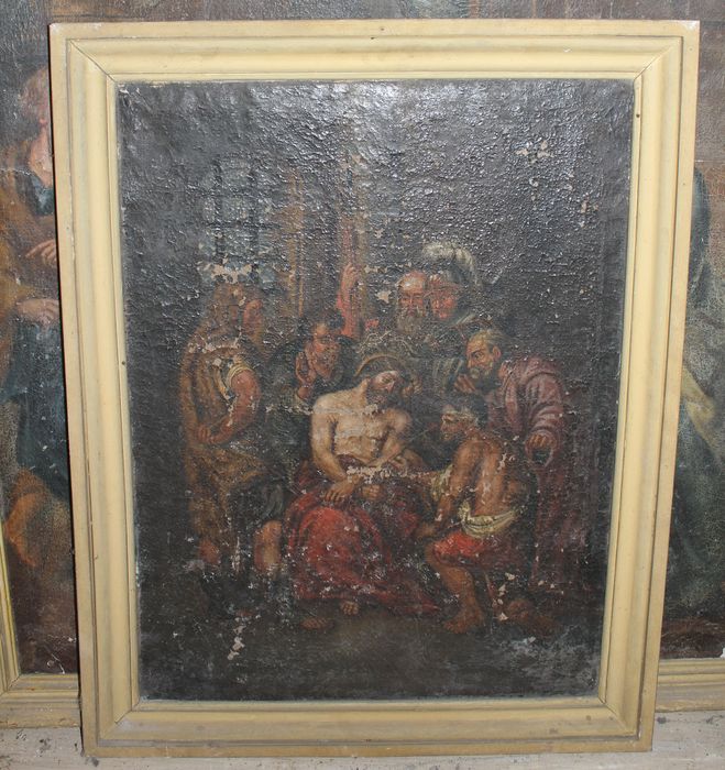 tableau : Dérision du Christ (la) - © Ministère de la Culture (France), Conservation des antiquités et des objets d’art de la Somme – Tous droits réservés 