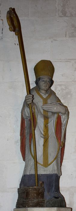 statue : Saint Nicolas - © Ministère de la Culture (France), Conservation des antiquités et des objets d’art de la Somme – Tous droits réservés 