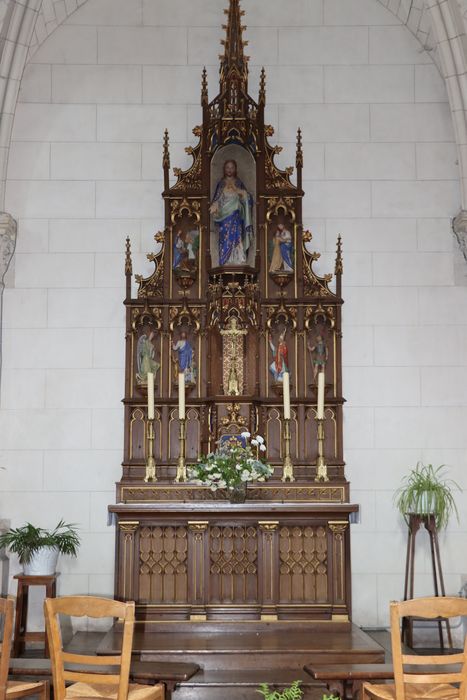 autel (autel latéral) du Sacré-Coeur - © Ministère de la Culture (France), Conservation des antiquités et des objets d’art de la Somme – Tous droits réservés 