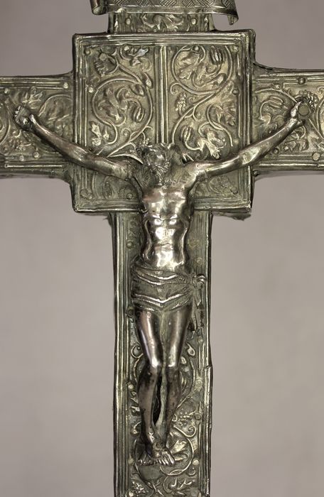 croix de procession, détail