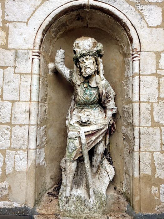 statue : Saint Christophe - © Ministère de la Culture (France), Conservation des antiquités et des objets d’art de la Somme – Tous droits réservés 