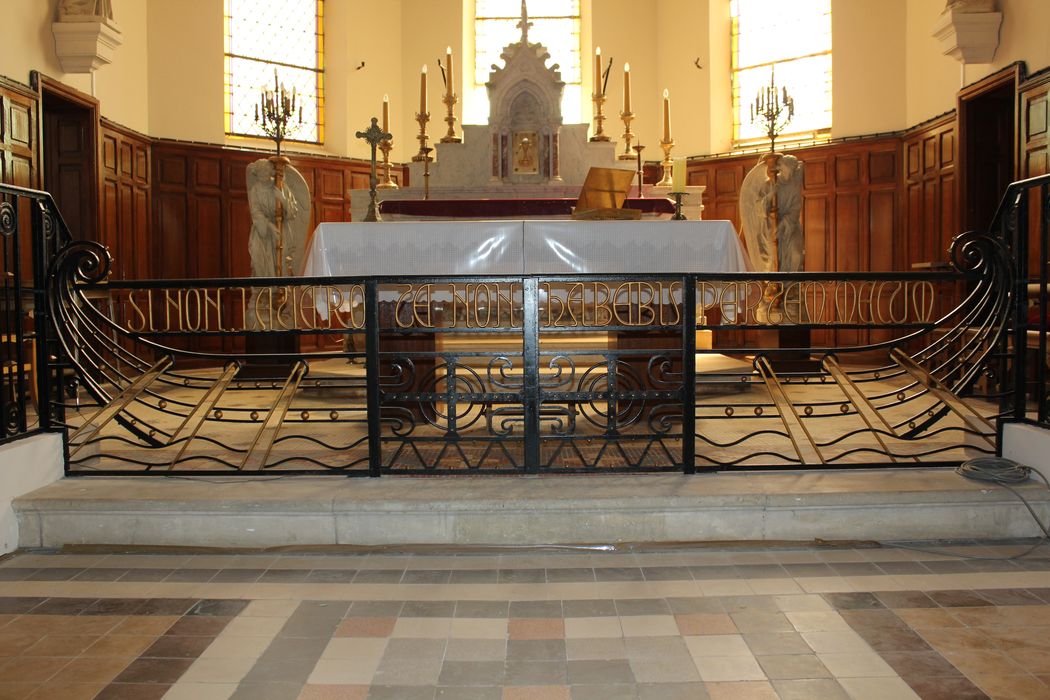 banc de communion - © Ministère de la Culture (France), Conservation des antiquités et des objets d’art de la Somme – Tous droits réservés 