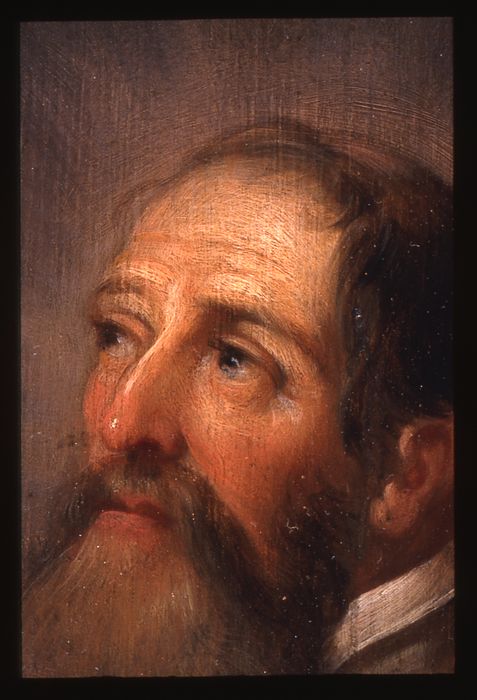 tableau : saint Augustin, détail