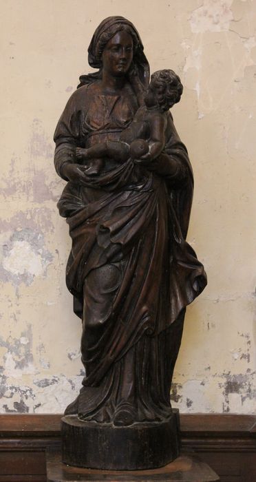 statue : Vierge à l'Enfant - © Ministère de la Culture (France), Conservation des antiquités et des objets d’art de la Somme – Tous droits réservés 