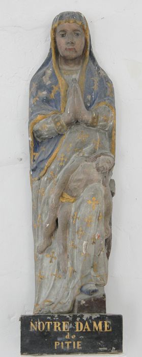 statue : Notre Dame de pitié - © Ministère de la Culture (France), Conservation des antiquités et des objets d’art de la Somme – Tous droits réservés 