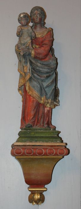 statue : Vierge à l'Enfant - © Ministère de la Culture (France), Conservation des antiquités et des objets d’art de la Somme – Tous droits réservés 
