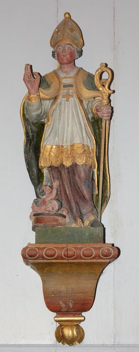 statue : Saint Nicolas - © Ministère de la Culture (France), Conservation des antiquités et des objets d’art de la Somme – Tous droits réservés 