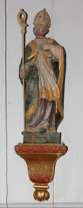 statue : Saint Eloi - © Ministère de la Culture (France), Conservation des antiquités et des objets d’art de la Somme – Tous droits réservés 