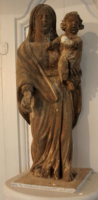 statue : Vierge dite Notre-Dame de la Bonne Mort - © Ministère de la Culture (France), Conservation des antiquités et des objets d’art de la Somme – Tous droits réservés 