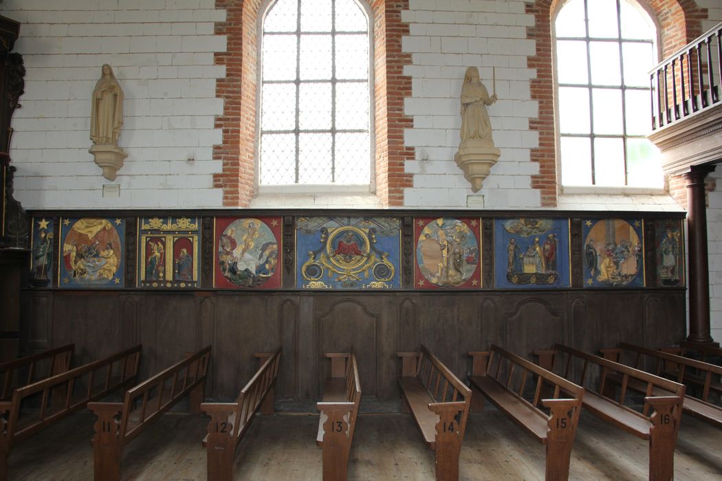 bas-reliefs (panneaux sculptés) : Vie du Christ et Figures de saints - © Ministère de la Culture (France), Conservation des antiquités et des objets d’art de la Somme – Tous droits réservés 