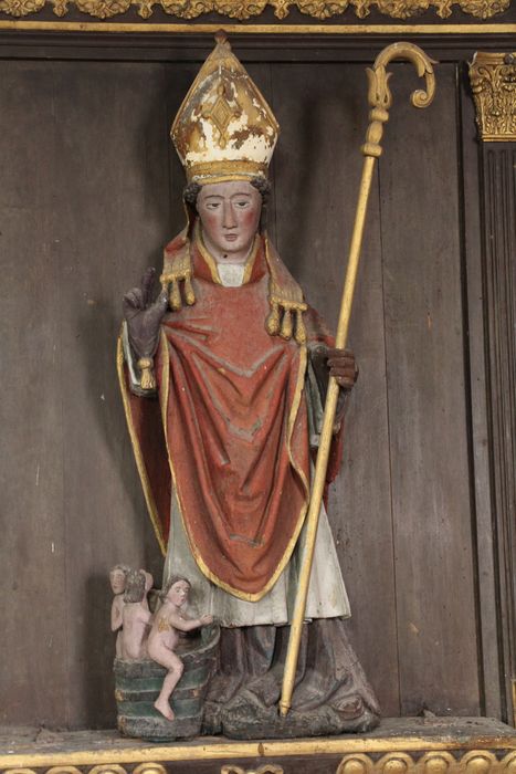 statue : Saint Nicolas - © Ministère de la Culture (France), Conservation des antiquités et des objets d’art de la Somme – Tous droits réservés 