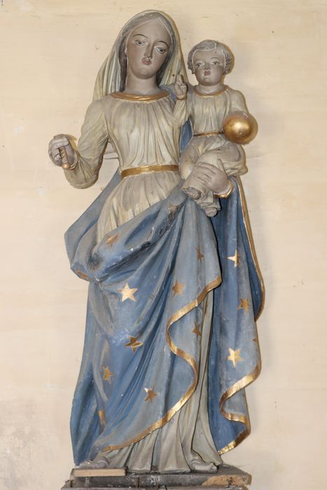 statue : Vierge à l'Enfant - © Ministère de la Culture (France), Conservation des antiquités et des objets d’art de la Somme – Tous droits réservés 