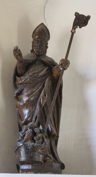 statue : Saint Nicolas - © Ministère de la Culture (France), Conservation des antiquités et des objets d’art de la Somme – Tous droits réservés 