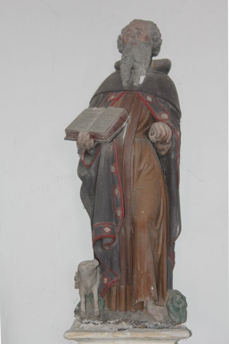 statue : Saint Antoine - © Ministère de la Culture (France), Conservation des antiquités et des objets d’art de la Somme – Tous droits réservés 