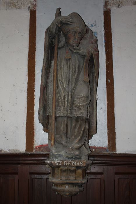 statue : Saint Denis - © Ministère de la Culture (France), Conservation des antiquités et des objets d’art de la Somme – Tous droits réservés 