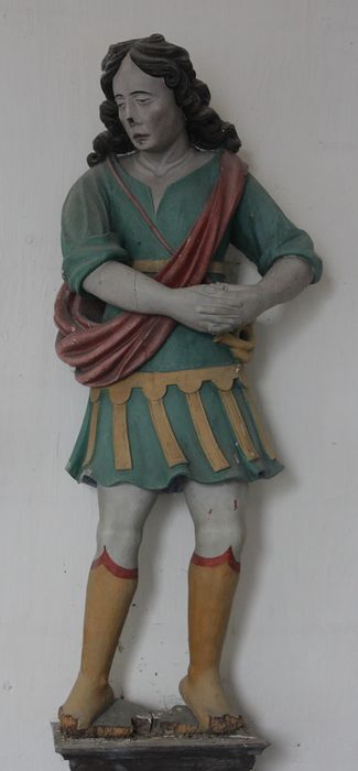 statue : Saint Hubert - © Ministère de la Culture (France), Conservation des antiquités et des objets d’art de la Somme – Tous droits réservés