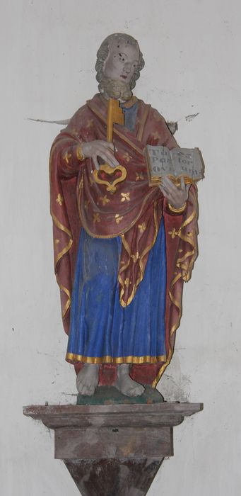 statue : Saint Pierre - © Ministère de la Culture (France), Conservation des antiquités et des objets d’art de la Somme – Tous droits réservés