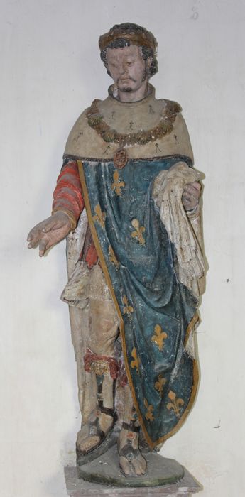 statue : Saint Louis - © Ministère de la Culture (France), Conservation des antiquités et des objets d’art de la Somme – Tous droits réservés