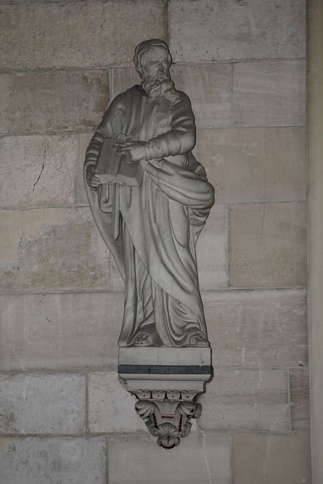 statue : Saint Pierre - © Ministère de la Culture (France), Conservation des antiquités et des objets d’art de la Somme – Tous droits réservés 