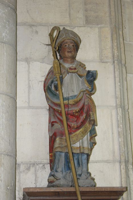 statue : Saint Eloi - © Ministère de la Culture (France), Conservation des antiquités et des objets d’art de la Somme – Tous droits réservés 