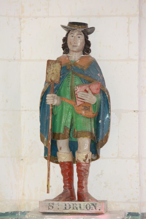 statue : Saint Druon - © Ministère de la Culture (France), Conservation des antiquités et des objets d’art de la Somme – Tous droits réservés 