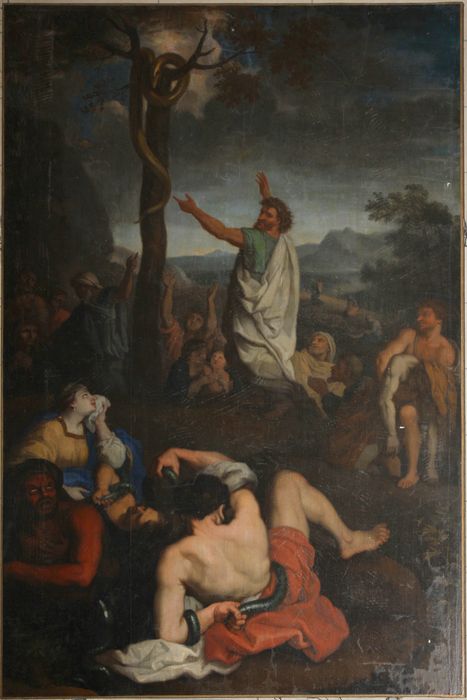 tableau : Moïse et le serpent d'airain