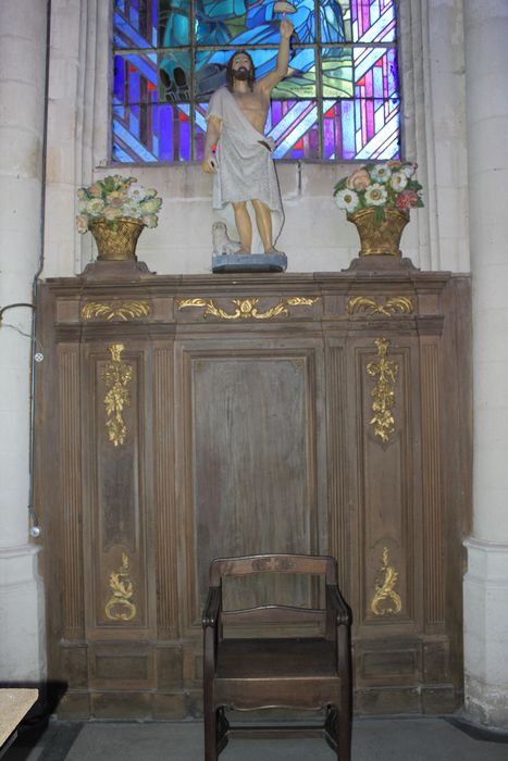 lambris de revêtement, vue partielle - © Ministère de la Culture (France), Conservation des antiquités et des objets d’art de la Somme – Tous droits réservés 