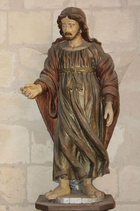 statue : Saint non identifié - © Ministère de la Culture (France), Conservation des antiquités et des objets d’art de la Somme – Tous droits réservés 