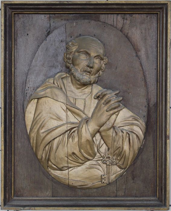 relief (panneau) : Saint Pierre repentant - © Ministère de la Culture (France), Conservation des antiquités et des objets d’art de la Somme – Tous droits réservés