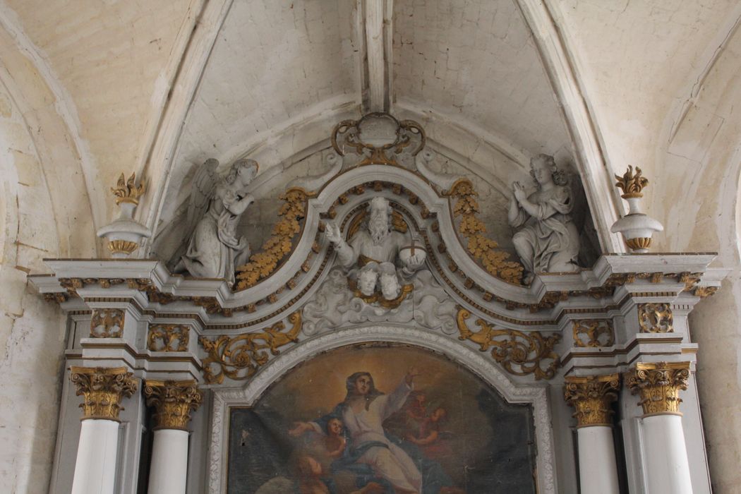retable du maître-autel, vue partielle