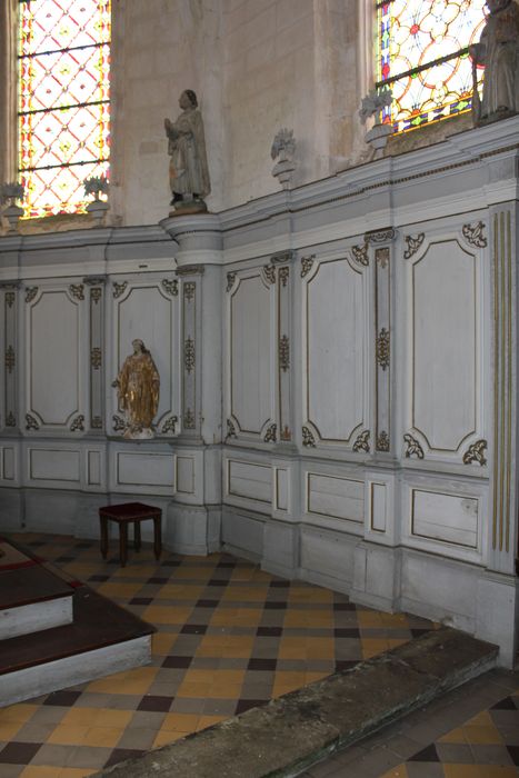 lambris du choeur, vue partielle